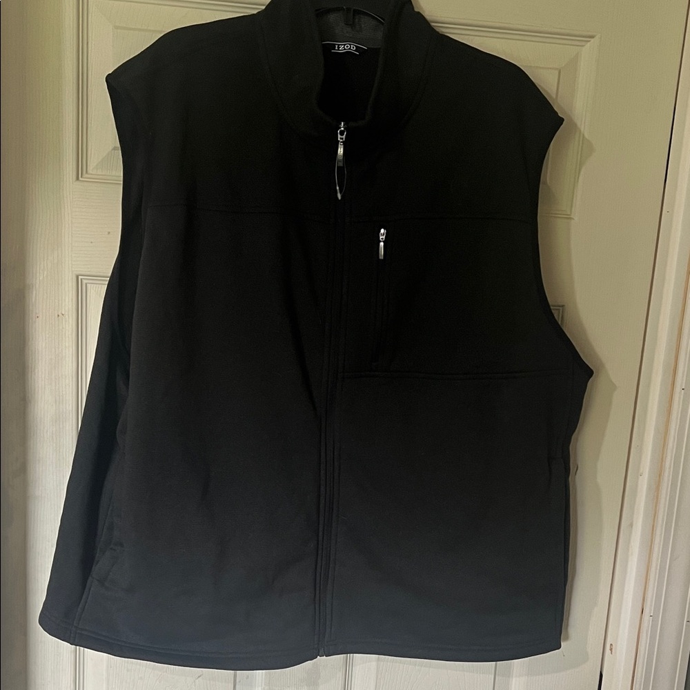 Izod Black Men's fleece Vest